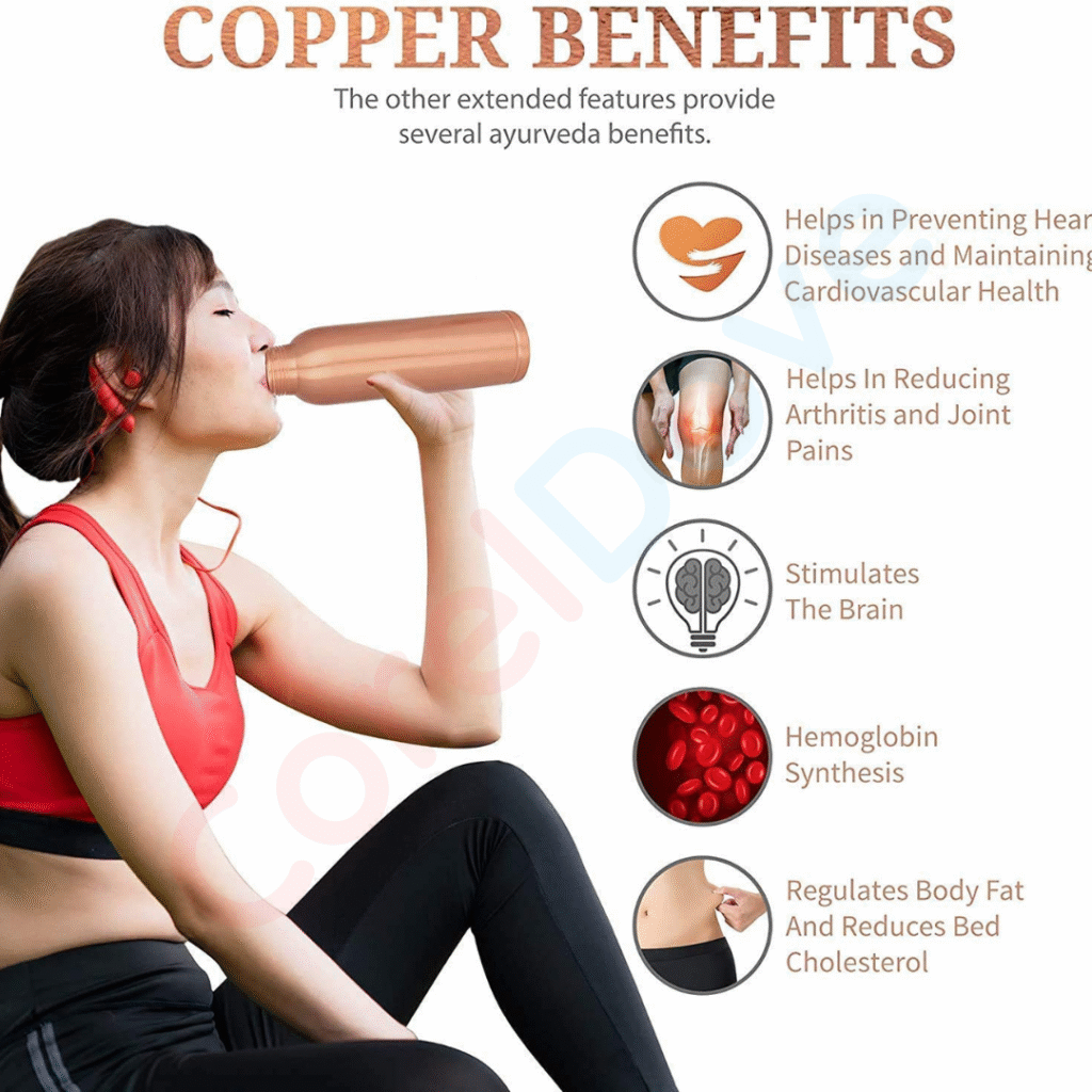 Magnetic Copper Bottle - Benefits Image